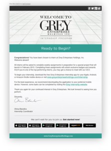 Fifty Shades of Grey letter