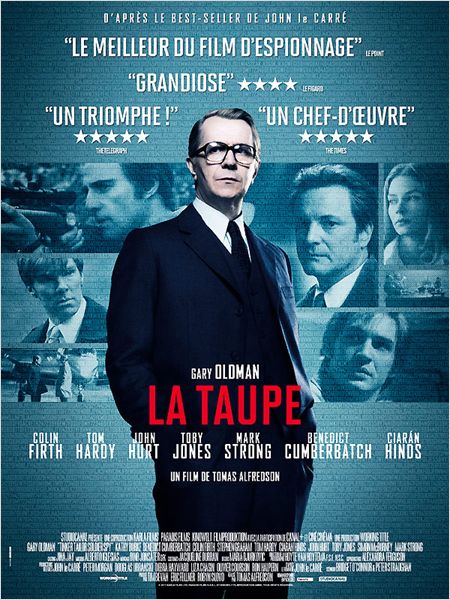 La Taupe de Tomas Alfredson avec Gary Oldman, John Hurt, Mark Strong,Tom Hardy,