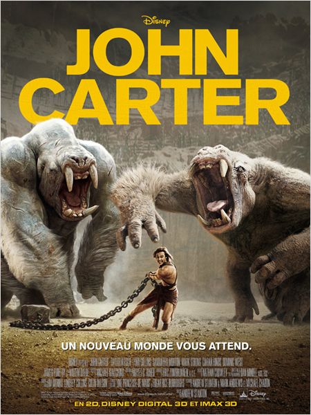 Critique : John Carter d’Andrew Stanton avec Taylor Kitsch, Lynn Collins