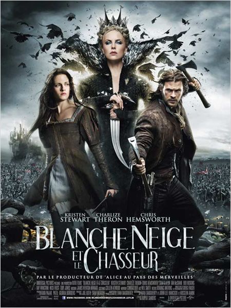 Critique : Blanche-Neige et le chasseur avec Kristen Stewart, Chris Hemsworth, Charlize Theron