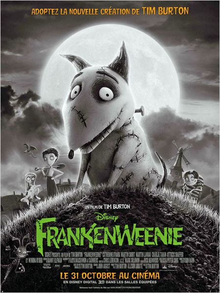 Critique : Frankenweenie de Tim Burton