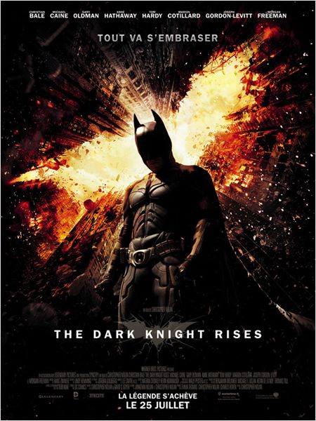 Critique : The Dark Knight Rises de Christopher Nolan avec Christian Bale, Gary Oldman,Tom Hardy, Anne Hathaway…