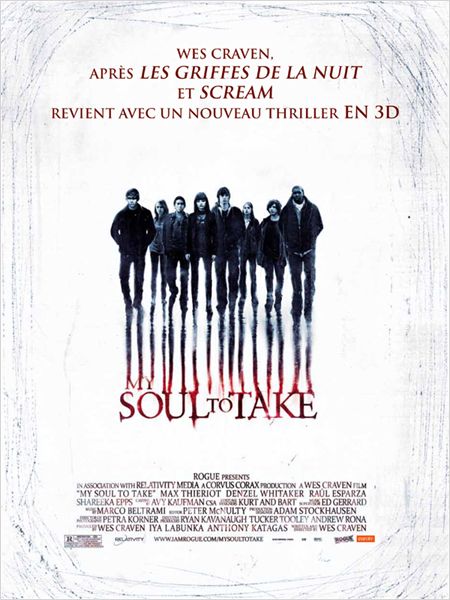 Critique : My soul to take de Wes Craven avec Max Thieriot, John Magaro, Denzel Whitaker