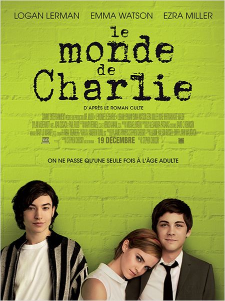 Critique : Le Monde de Charlie de Stephen Chbosky avec Emma Watson, Ezra Miller, Logan Lerman