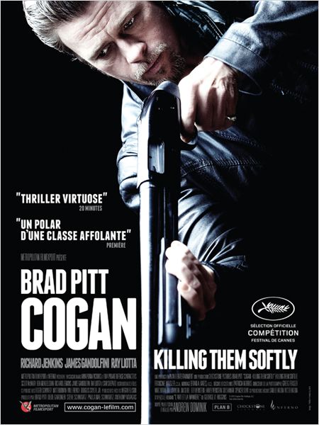 Critique : Cogan, Killing them soflty de Andrew Dominik avec Brad Pitt, James Gandolfini, Scoot McNairy