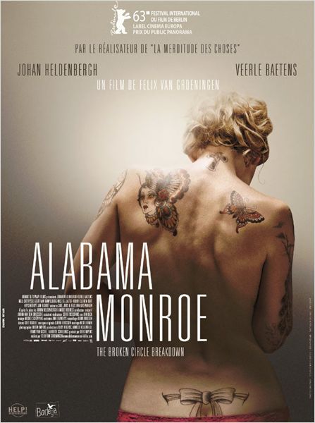 Critique : Alabama Monroe de Felix Van Groeningen avec Veerle Baetens, Johan Heldenbergh, Nell Cattrysse