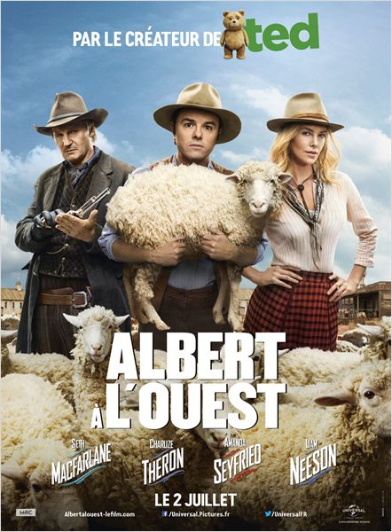 Critique : Albert à l’Ouest de et avec Seth MacFarlane, Charlize Theron, Liam Neeson