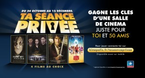 Jeu Kinepolis : Gagnez 1 séance privée avec 50 de vos amis pour l’un des blockbusters du moment