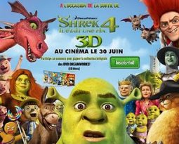 Shrek 4 : Concours Dreamworks, jeux Flash et bande annonce interactive