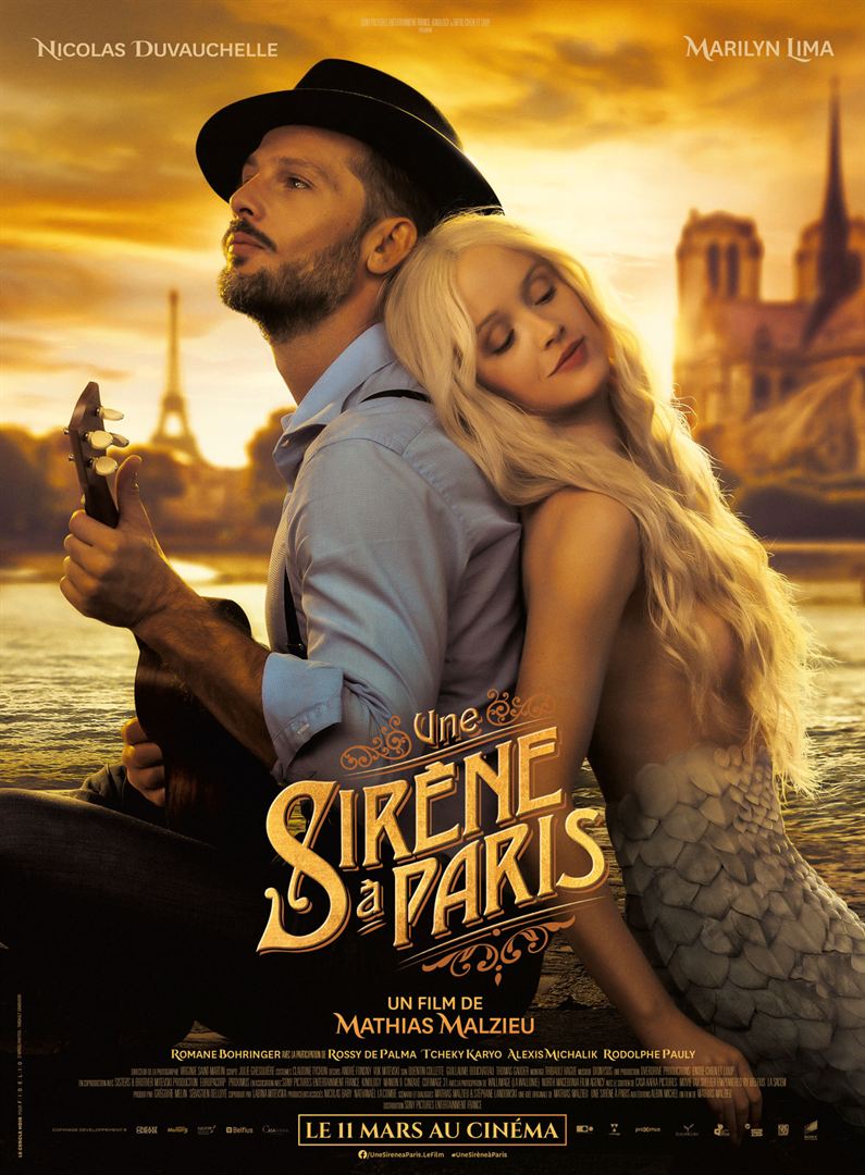 Films Et Séries Tv Avec Marilyn Lima Critique Film - Une Sirène à Paris de Mathias Malzieu avec Nicolas